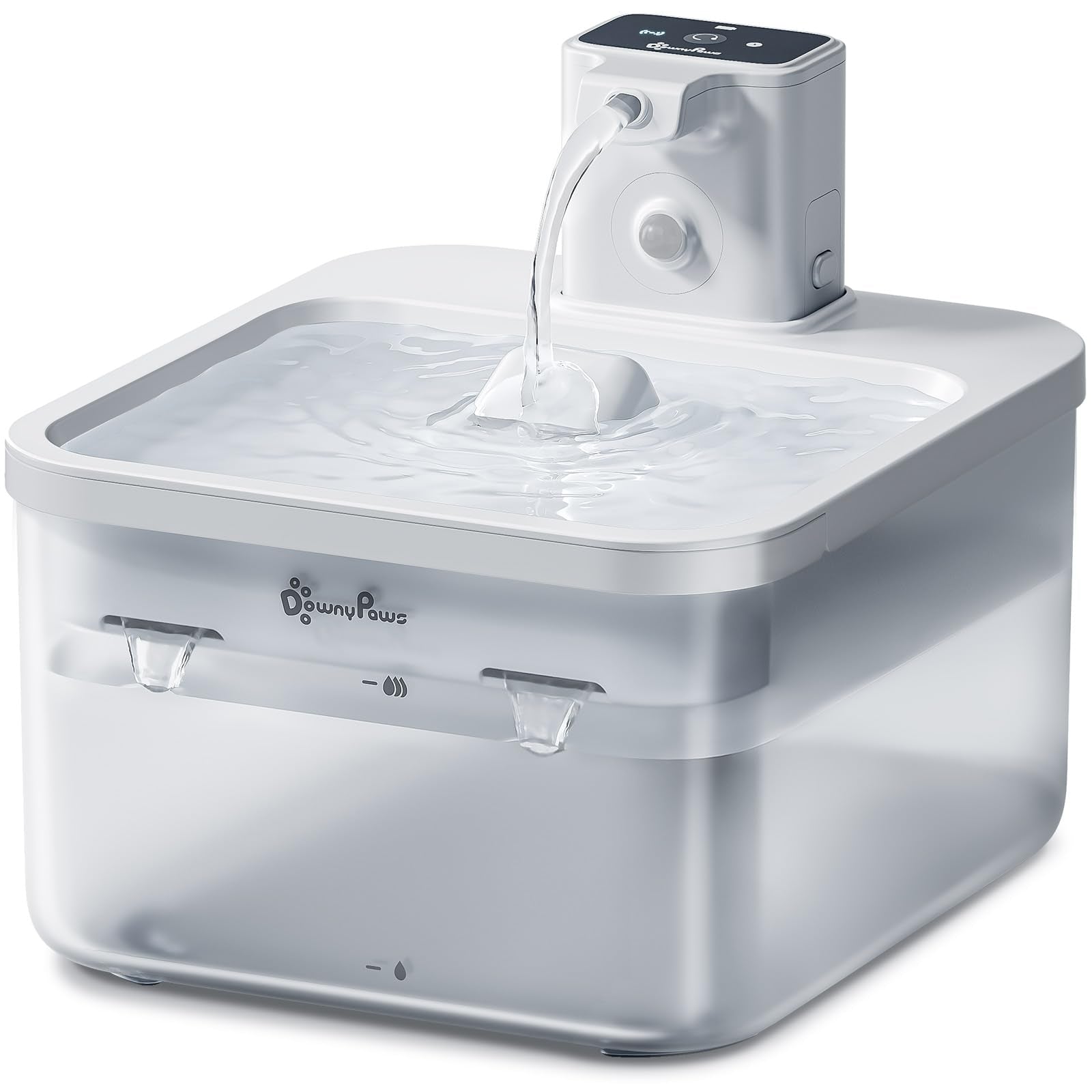 DownyPaws fontaine eau chat sans-fil offrant hydratation libre et pratique.