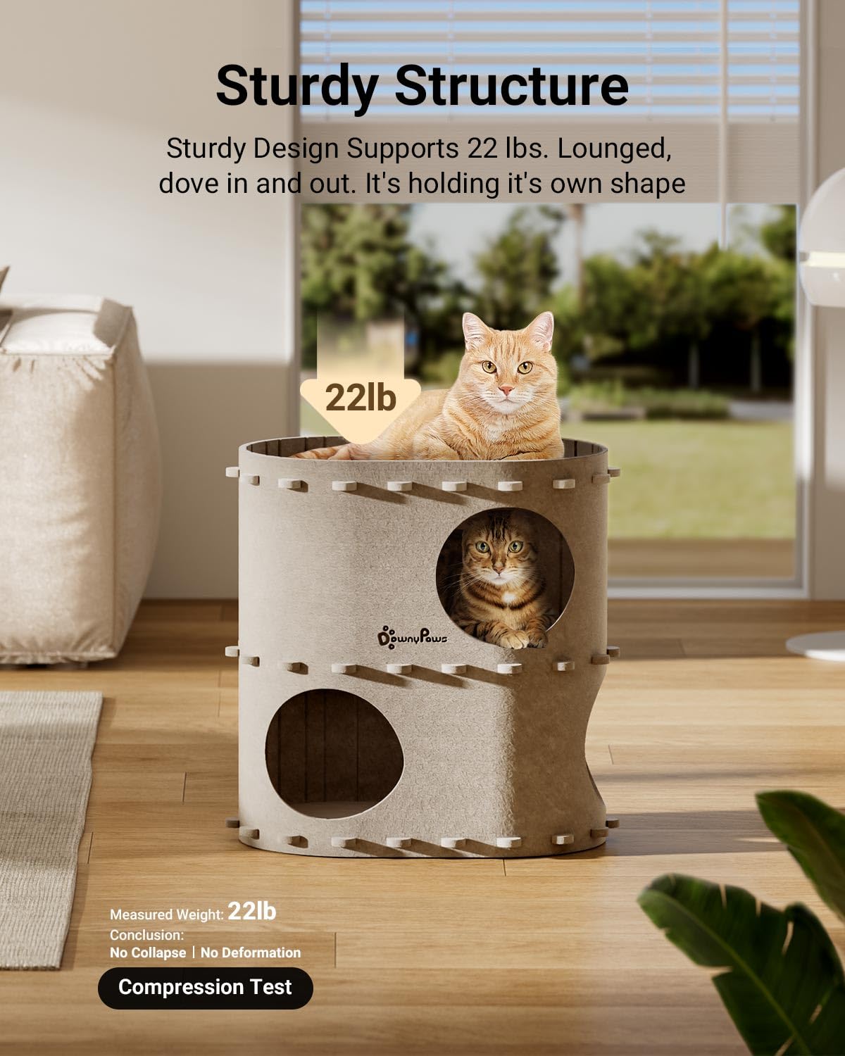 DownyPaws feut douceur absorption sonore et confort tactile
