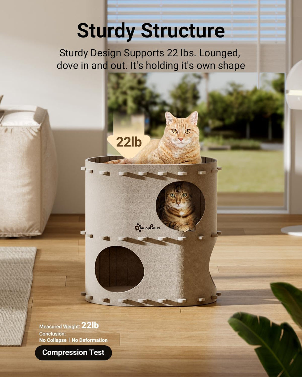 DownyPaws feut douceur absorption sonore et confort tactile