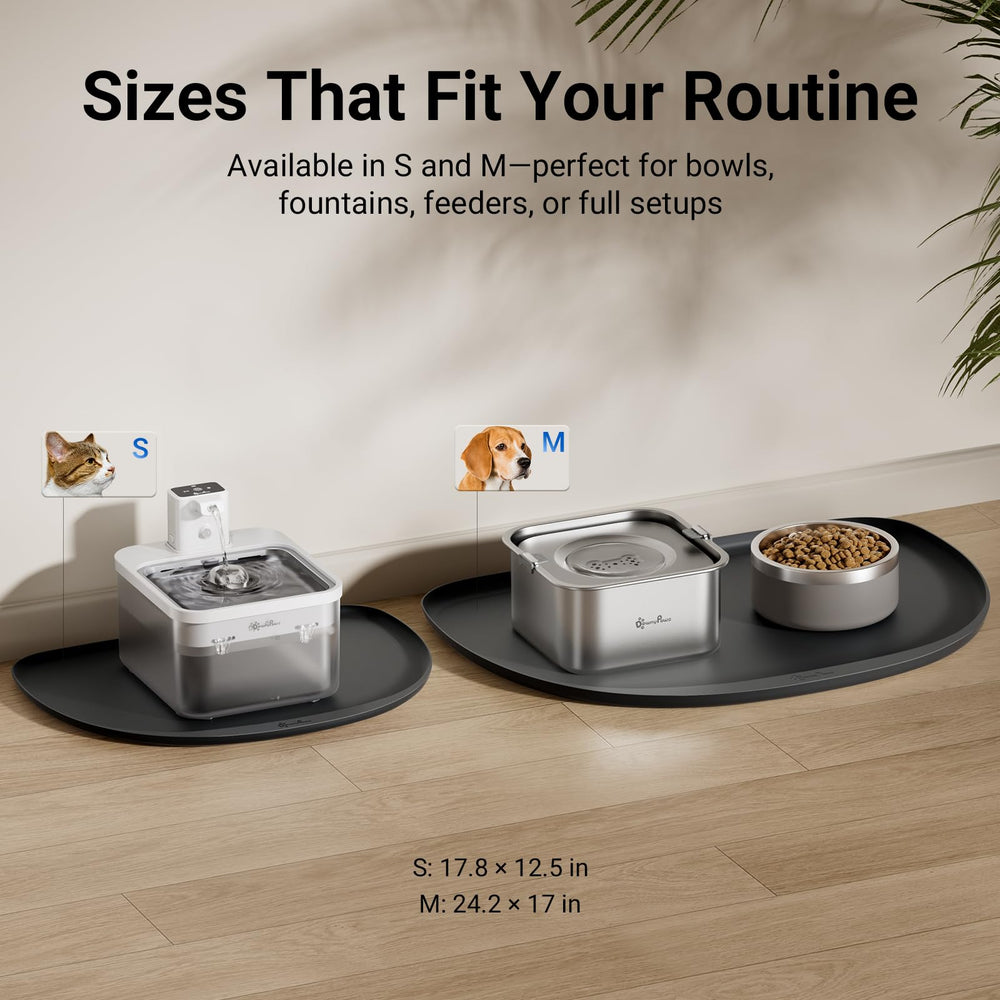DownyPaws taille-petite: convient aux petits bols et fontaines.