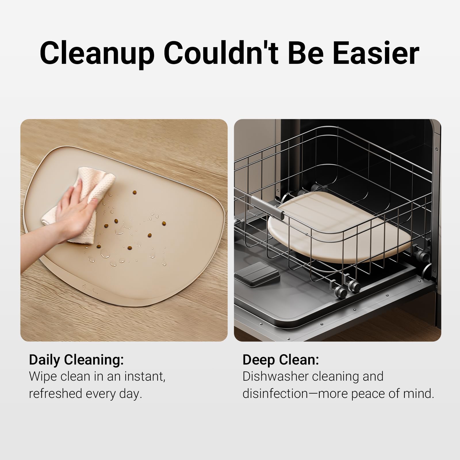 DownyPaws poche 10 mm pour petites croquettes et aliments variés.