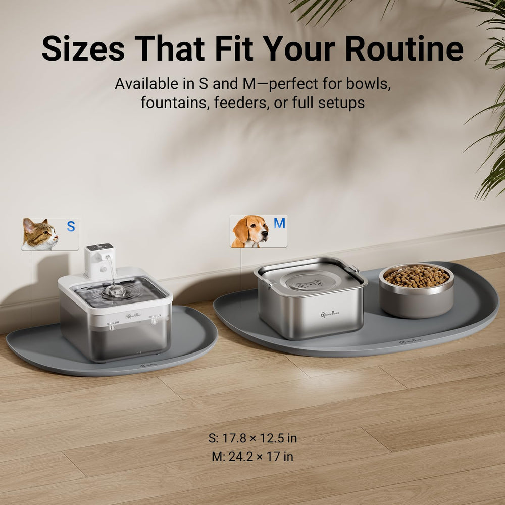 DownyPaws Tapis Chat Compatible Fontaine – s’adapte à votre dispositif.