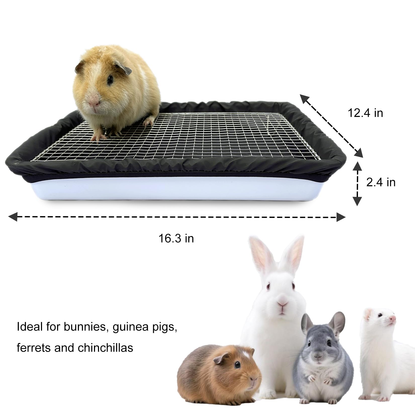 DOZZOPET multi-animaux: adapte litière propre et sans dégât