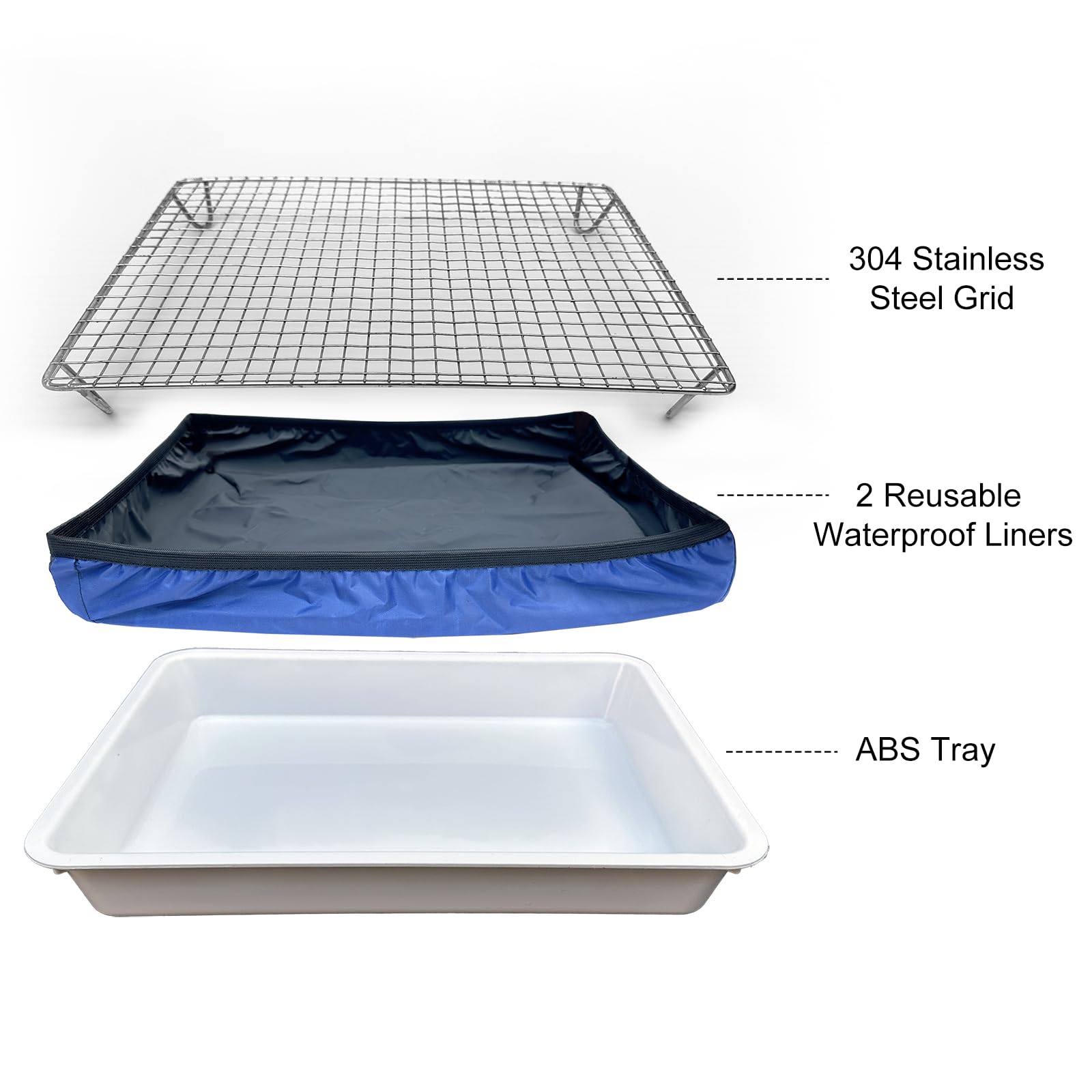 DOZZOPET nettoyage facile liner grille: entretien rapide et hygiénique