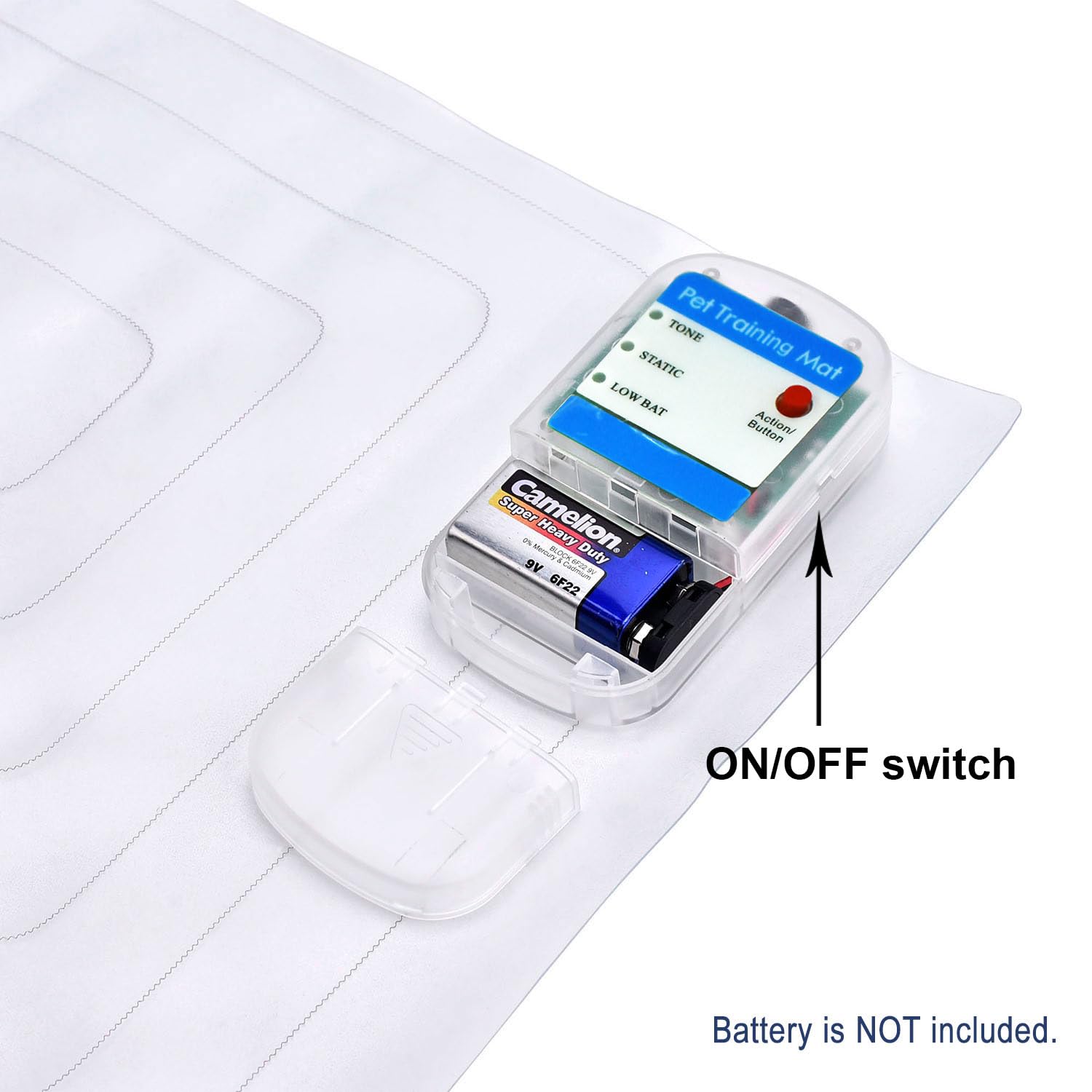 Tapis DQinLit sur canapé, dissuasion efficace pour protéger le meuble.