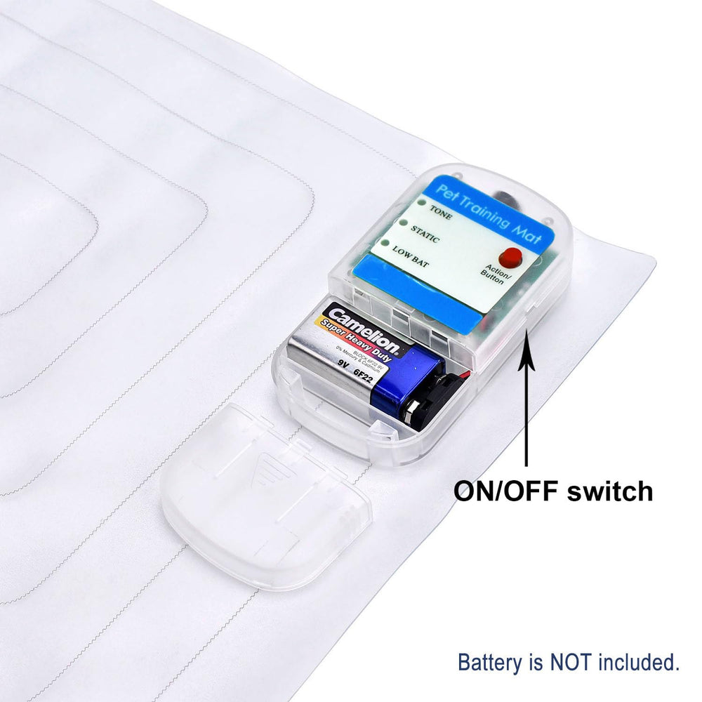 Tapis DQinLit sur canapé, dissuasion efficace pour protéger le meuble.
