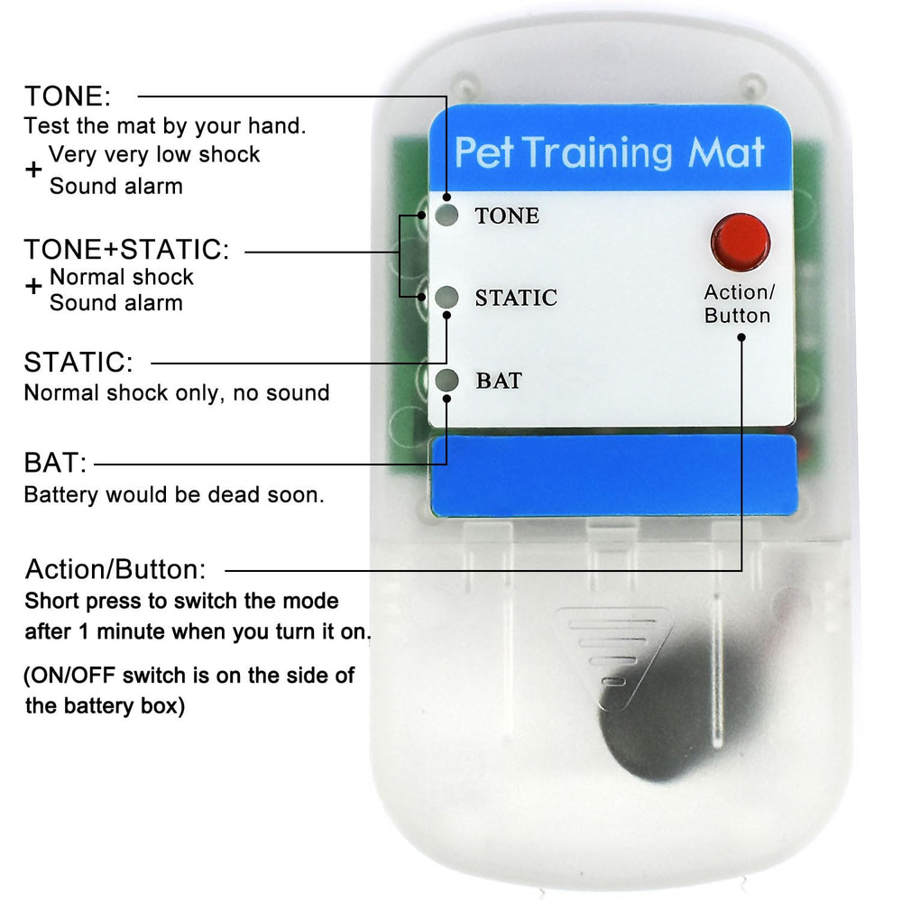 Tapis posé au sol ou sur canapé, usage simple et rapide.