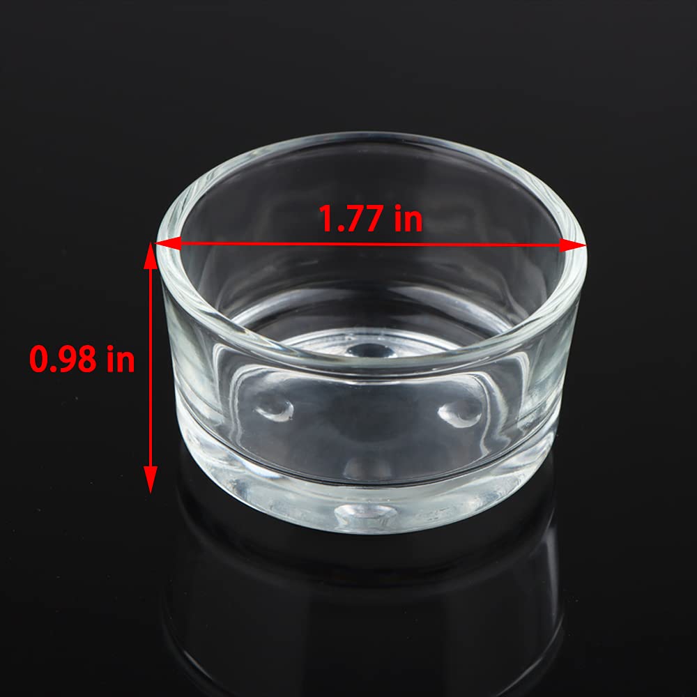 DQITJ base-stable-verre-reptile: base lourde pour éviter le renversement.