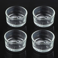 DQITJ bol-alimentation-reptile-verre: bol en verre stable pour nourriture et eau.