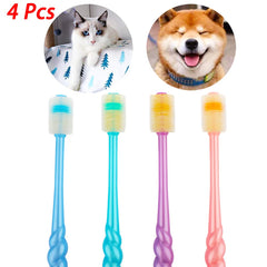Brosse dentaire en silicone DQITJ – nettoyage sûr et doux pour animaux