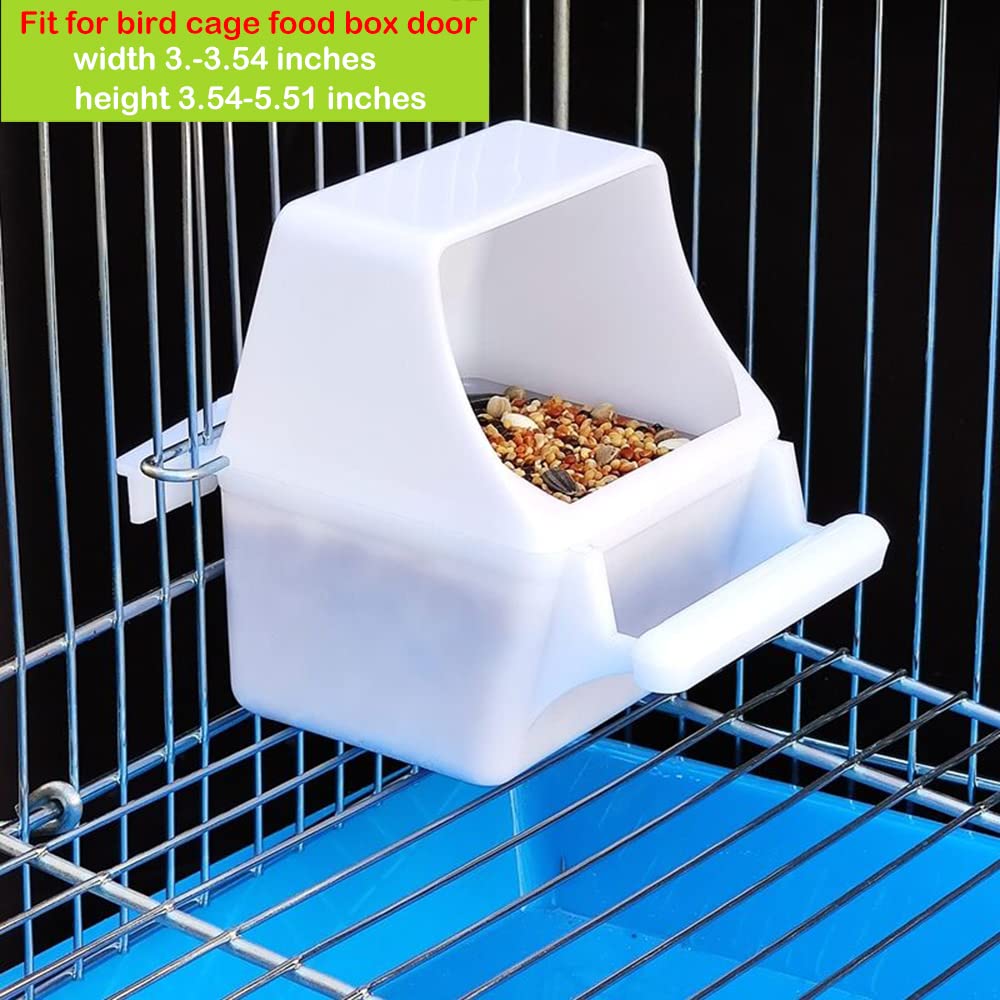 DQITJ couvercle amovible pour nourrir les petits oiseaux sans gaspillage.