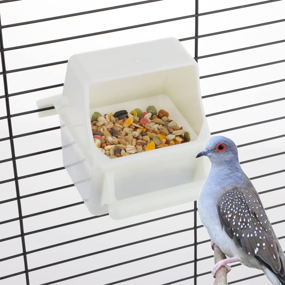 DQITJ gobelet nourriture et eau oiseau suspendu et pratique.