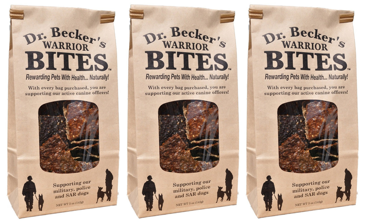 Dr. Becker's Warrior Beef Bites, emballage pratique pour friandises en déplacement