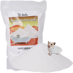 DR.DUDU Sable désert pour hamster: nettoyage en douceur du pelage.