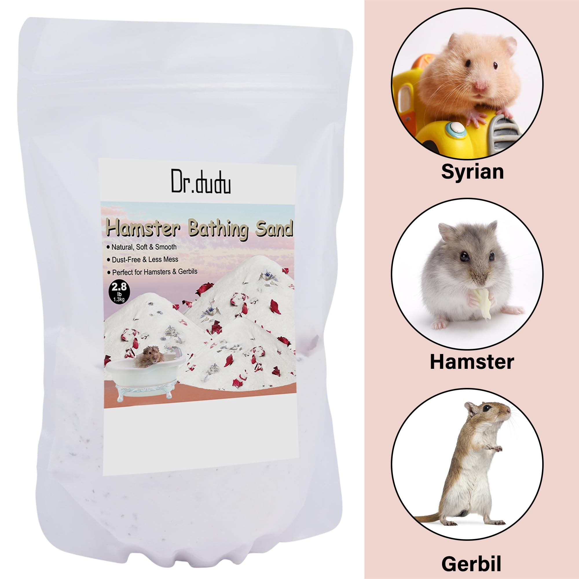DR.DUDU Sable hamster creusage – hamsterr explore et s’amuse en sécurité