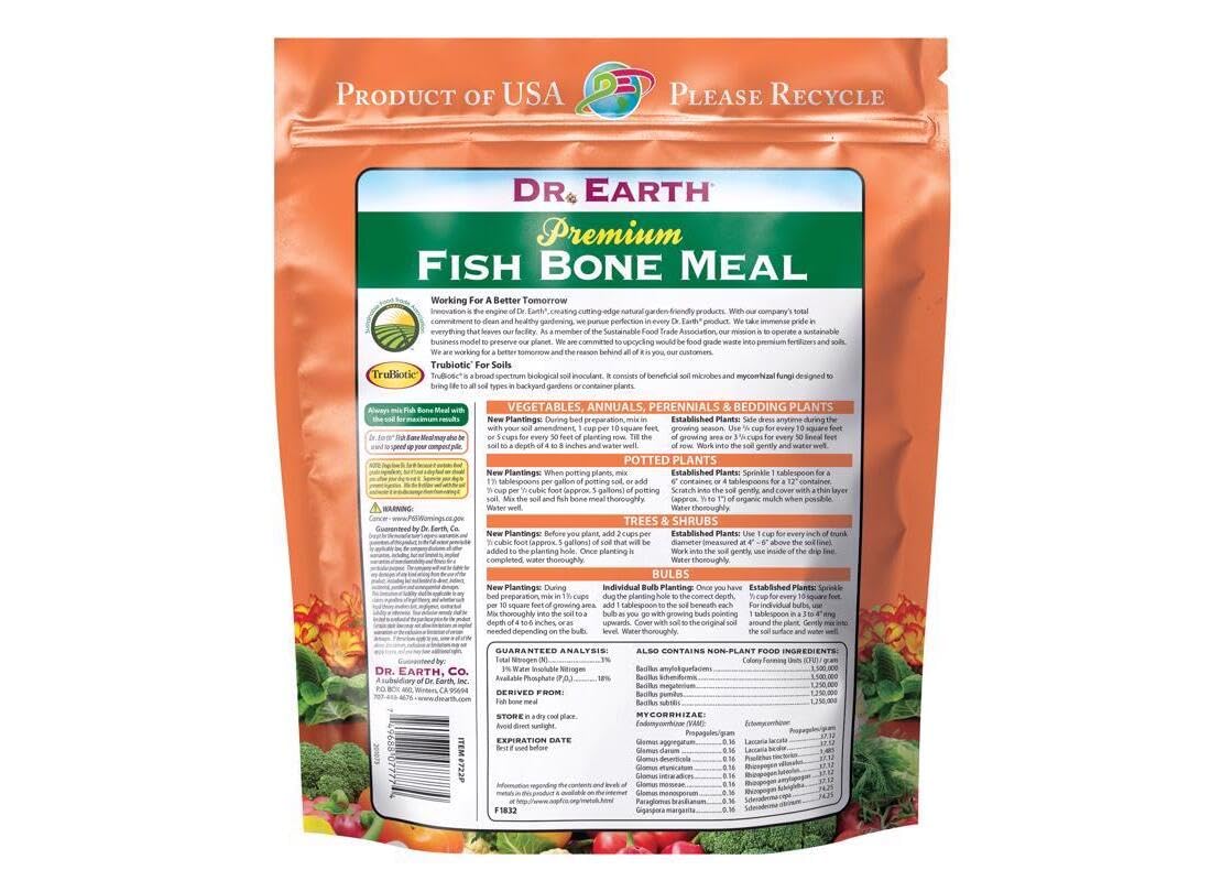Dr Earth 722, application jardin, favorise une croissance vigoureuse des plantes.