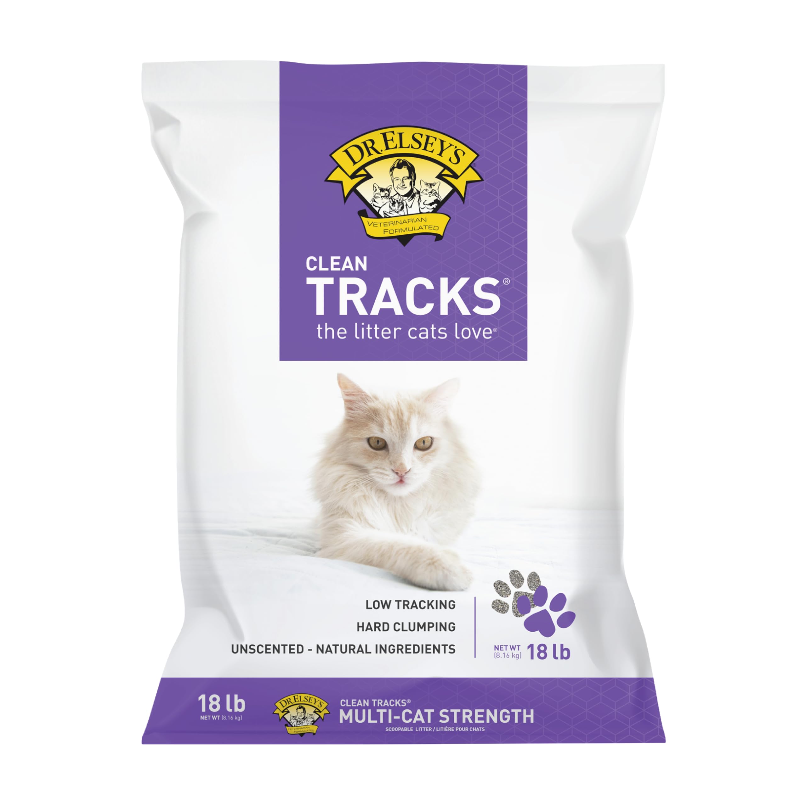 Dr. Elsey’s Clean Tracks: argile bentonite pour un durcissement optimal et facile à écoper.