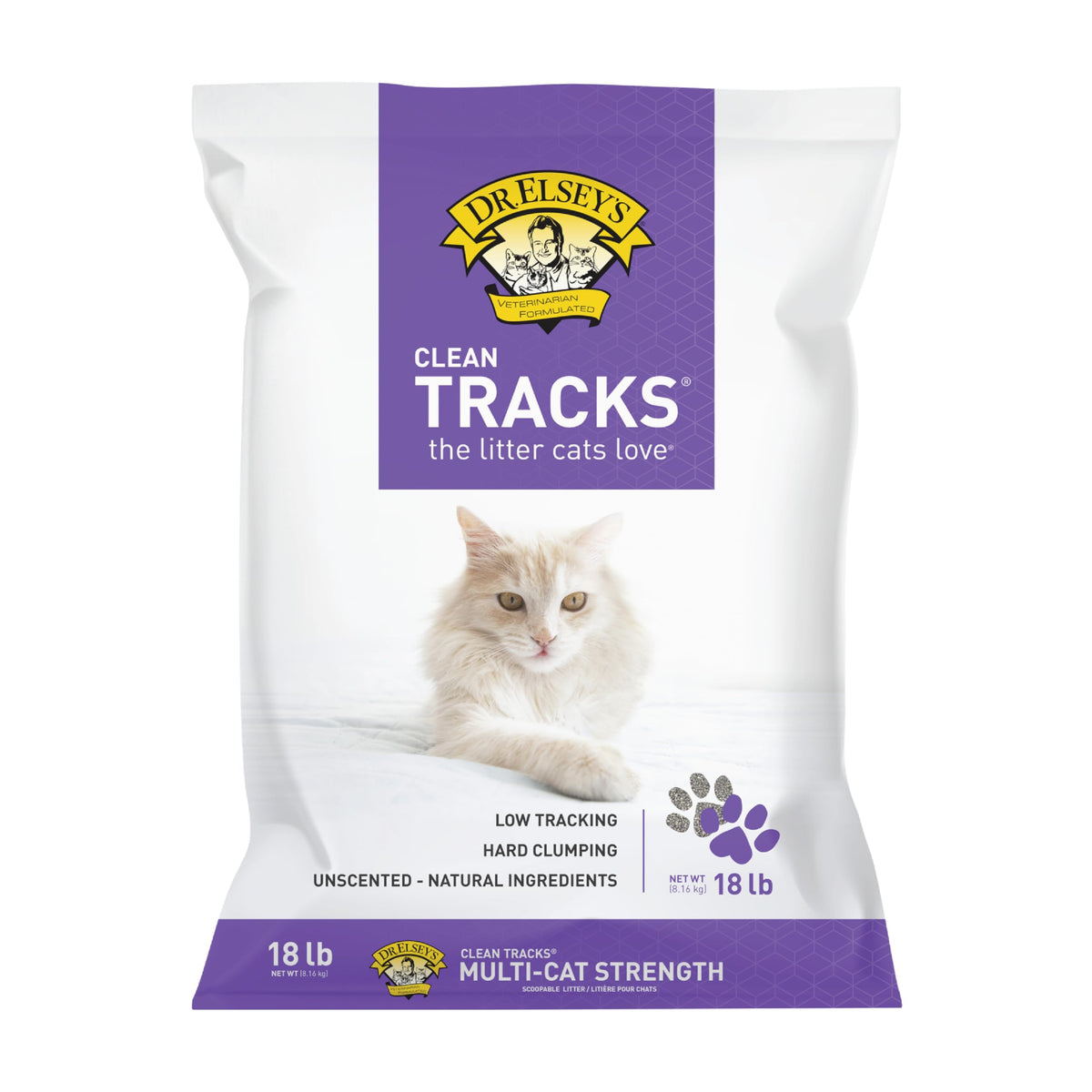 Dr. Elsey’s Clean Tracks: argile bentonite pour un durcissement optimal et facile à écoper.