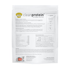 Bol chat prêt à servir avec Dr. Elsey's Cleanprotein saumon.