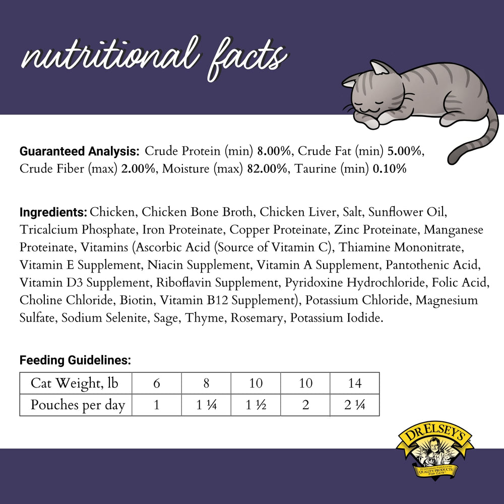 Dr. Elsey's ingrédients naturels poulet comme base nutritionnelle