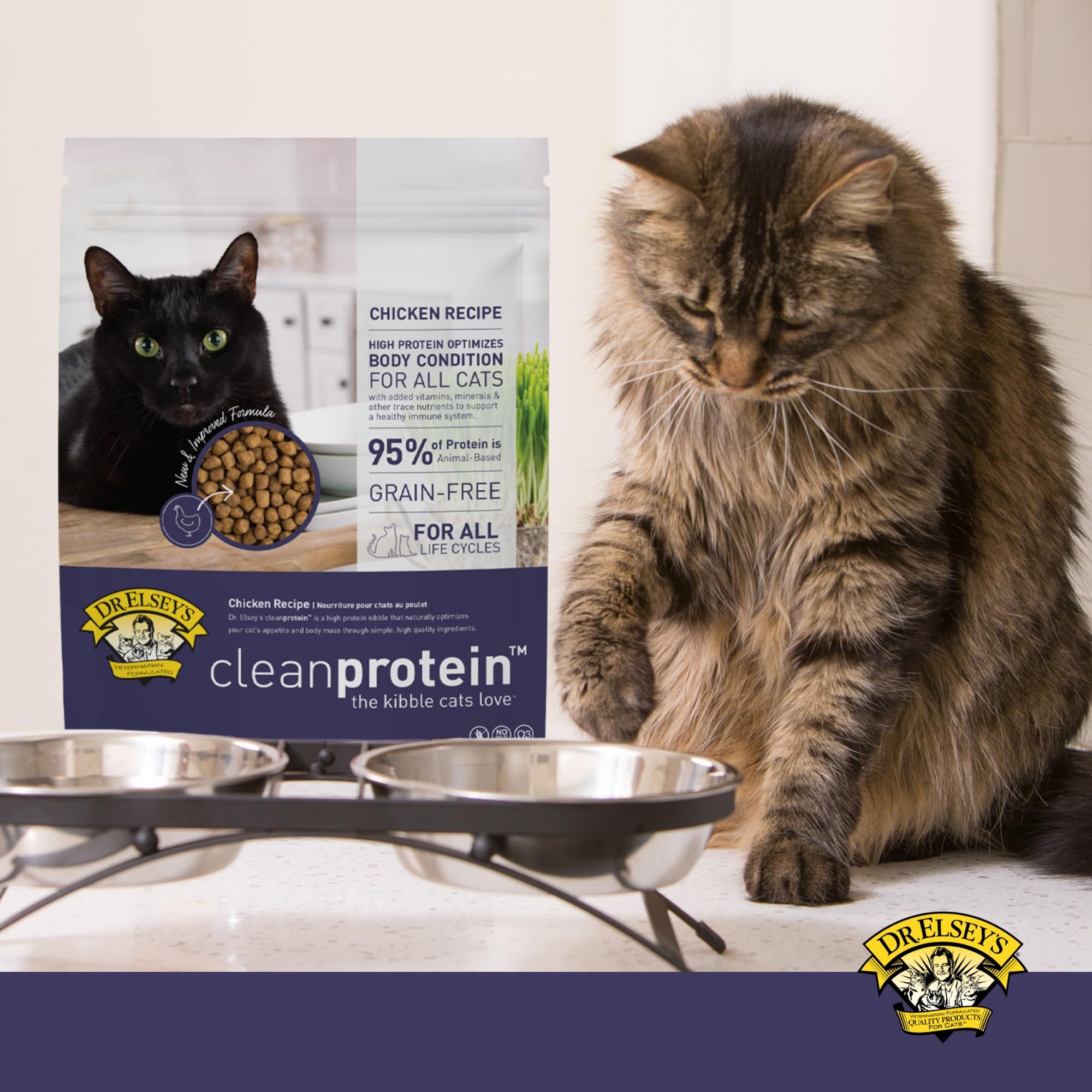 Dr. Elsey's sans céréales nourriture naturelle pour chat