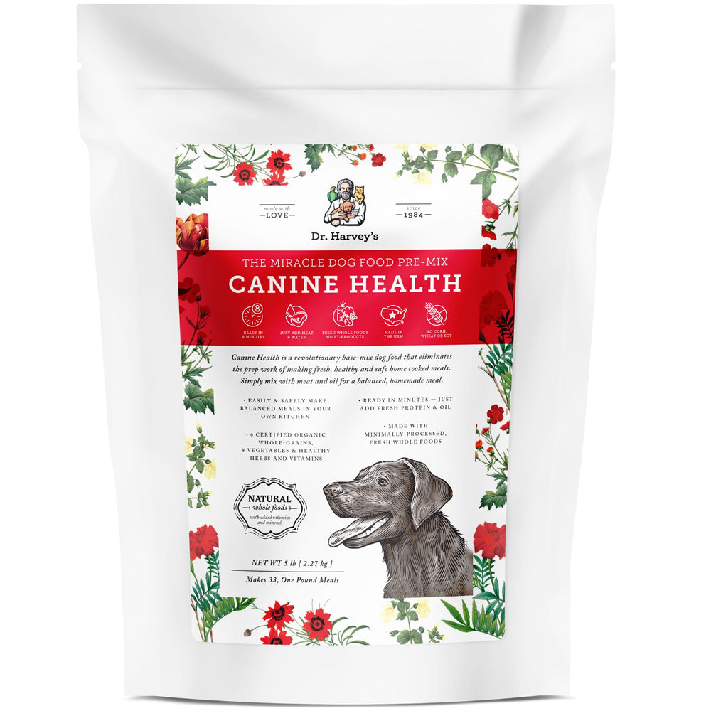 Dr. Harvey's Canine Health Miracle: base d'ingrédients pour repas maison équilibrés.