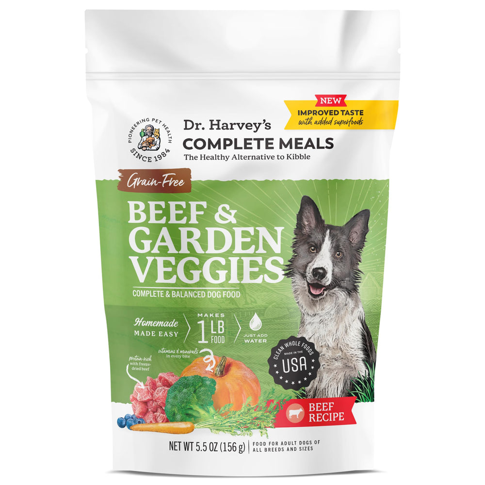 Dr. Harvey's Boeuf et Légumes déshydraté – repas complet et pratique.