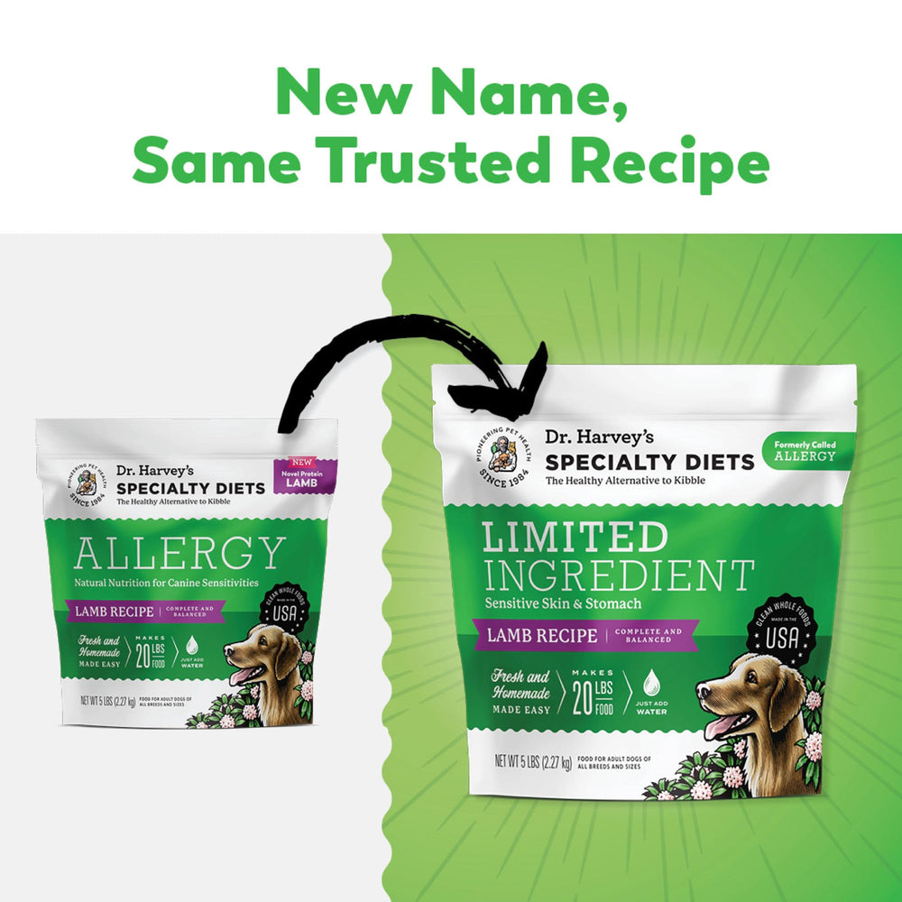 Dr. Harvey's Diete Specialisee Ingredients Naturels Agneau - ingredients simples et digestes