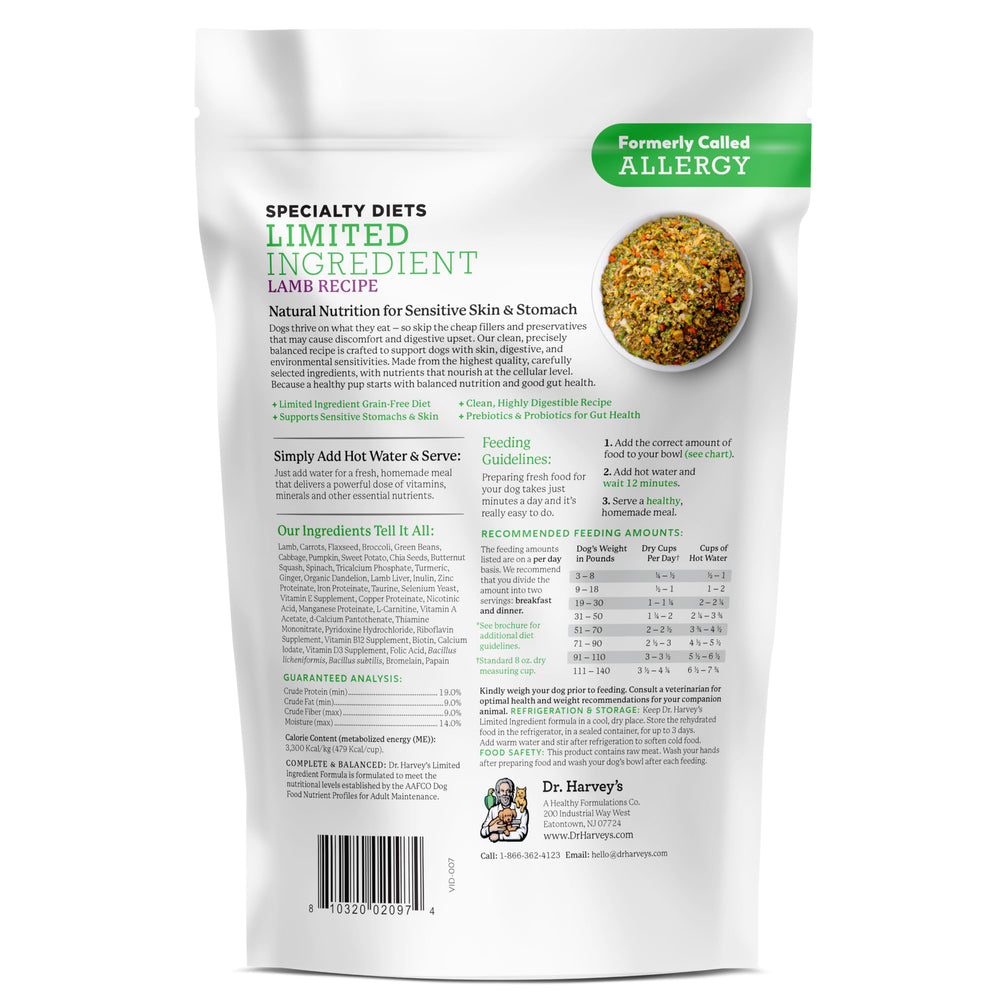 Dr. Harvey's Diete Specialisee Nutrition Equilibree - repas naturel et equilibré