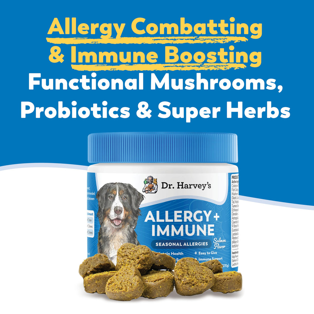 Friandises saumon Dr. Harvey's pour immunité et digestion du chien.
