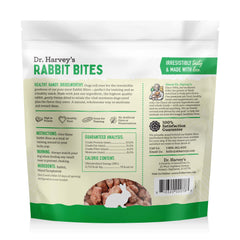 Protéine pure de lapin Dr. Harvey's, friandise lyophilisée pour chiens actifs.