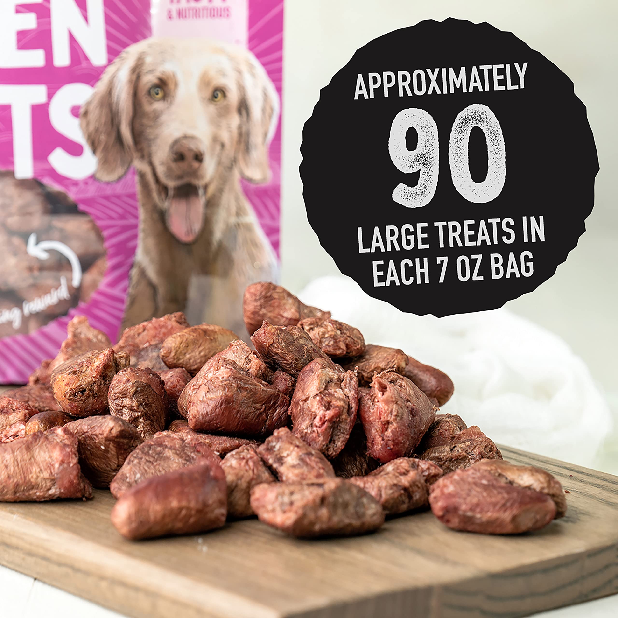 Dr. Harvey's récompense chiens saine, friandise lyophilisée pour motivation positive.