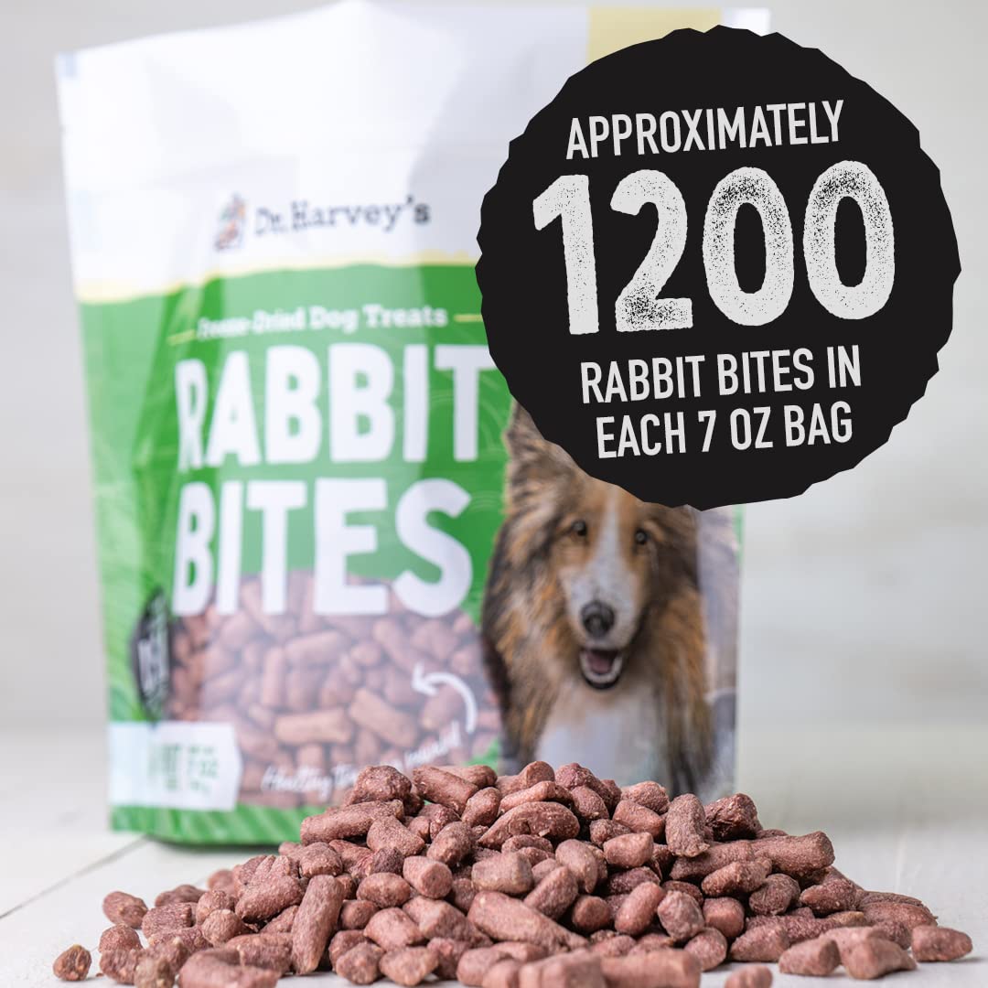Dr. Harvey's bouchées utilisées pour l'entraînement canin, récompense efficace.