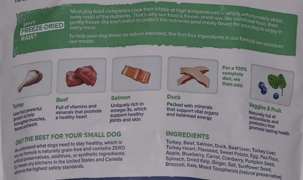 Nature's Blend utilisé comme mélangeur dans le repas quotidien du chien.