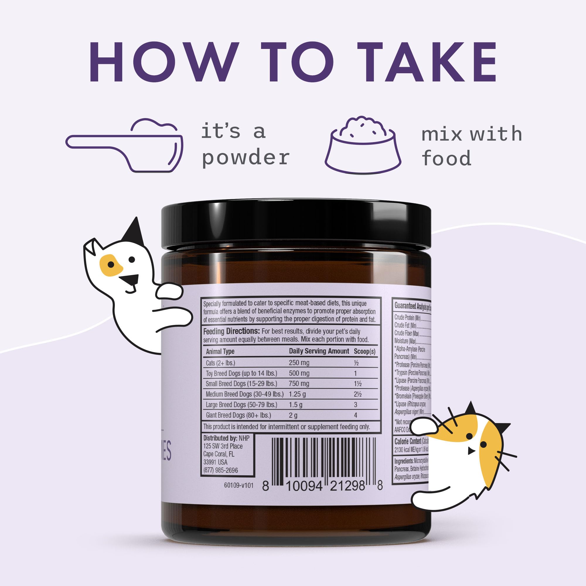 Dr. Mercola Bark & Whiskers: emballage-produit, souligne les ingrédients propres.