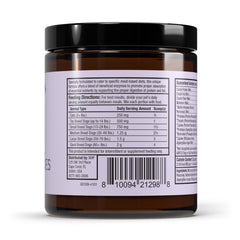 Dr. Mercola Bark & Whiskers: etiquette nutritionnelle, informations clés sur le produit.