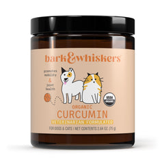 Dr. Mercola Bark & Whiskers Curcumin, bouteille élégante soutient les articulations au quotidien