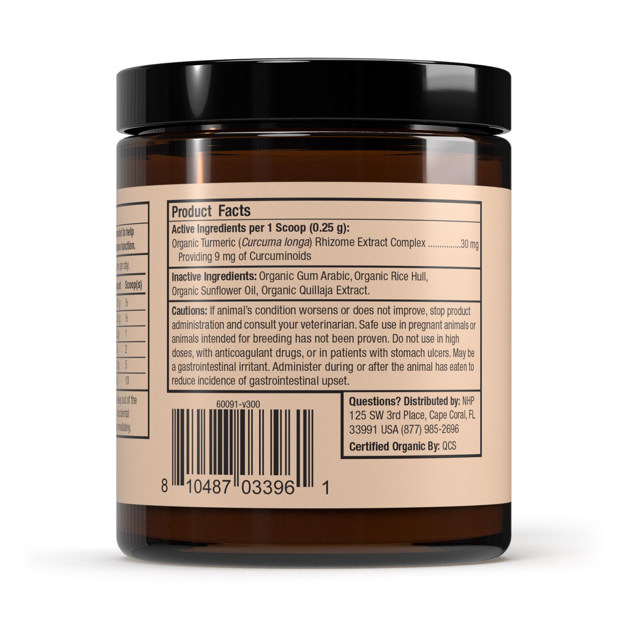 Dr. Mercola Bark & Whiskers Curcumin, dose quotidienne facile et absorption potentiellement accrue