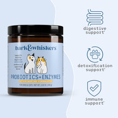 Dr. Mercola Bark & Whiskers superaliments et champignons intégrés pour la digestion