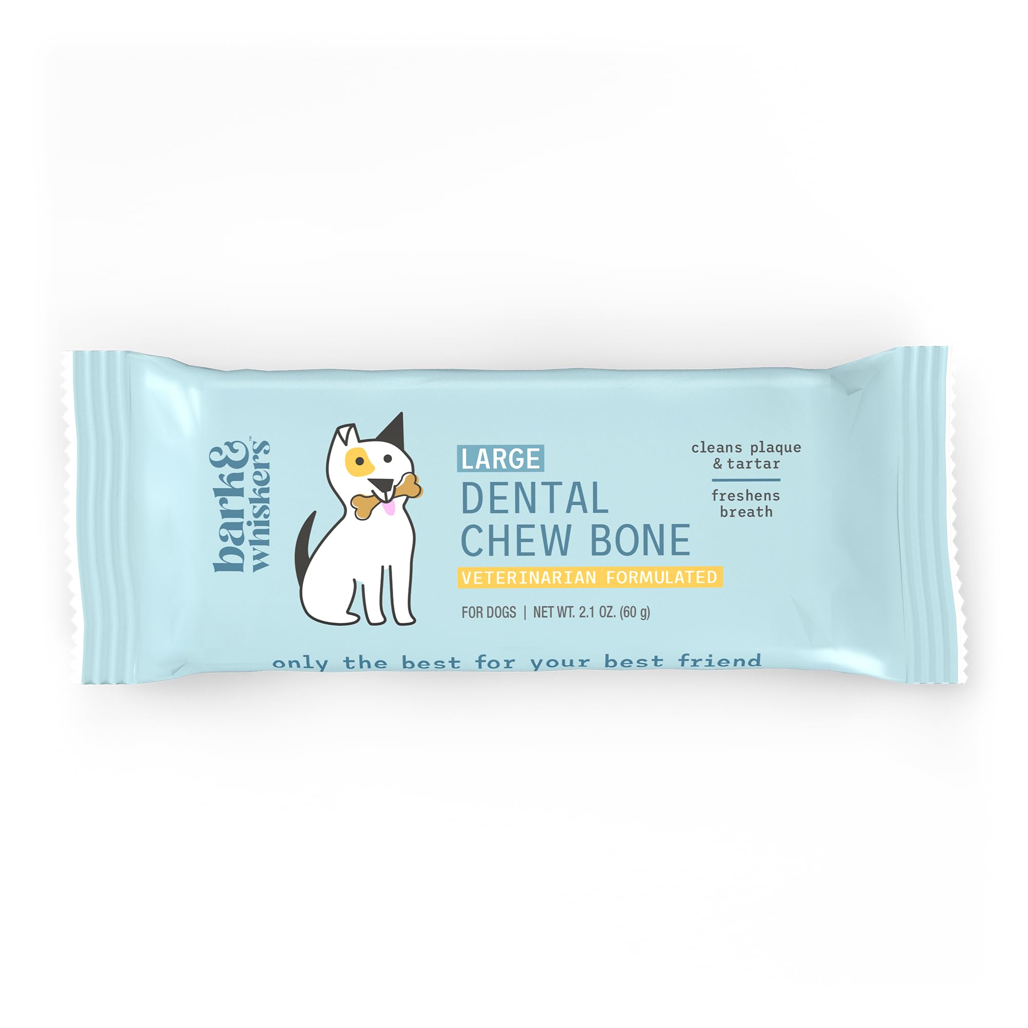 Dr Mercola Bark & Whiskers – ingrédients naturels sans colorants, haleine plus fraîche possible.