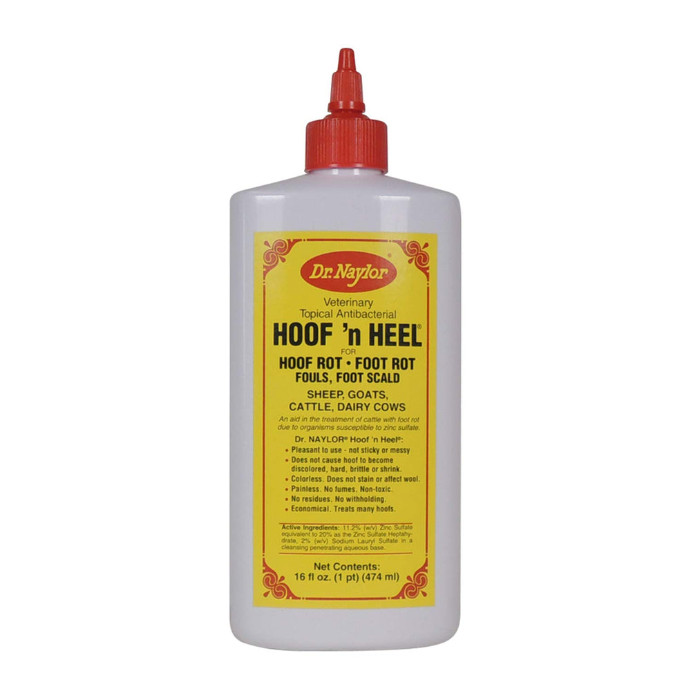 Dr. Naylor Hoof 'N Heal, bouteille 16 oz prête à l’emploi pour sabots.