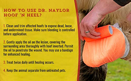Dr. Naylor Hoof 'N Heal, emballage pratique dans la ferme.