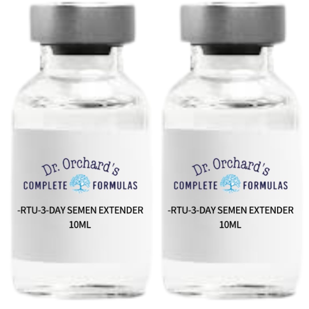 Étiquette claire Dr. Orchard's sur l'extenseur canin, traçabilité facilitée.