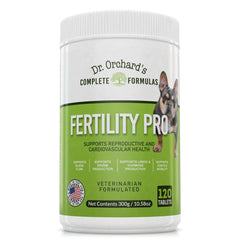 Dr. Orchards Fertility Pro pour chiens : bouteille, soutien potentiel à la vitalité reproductive