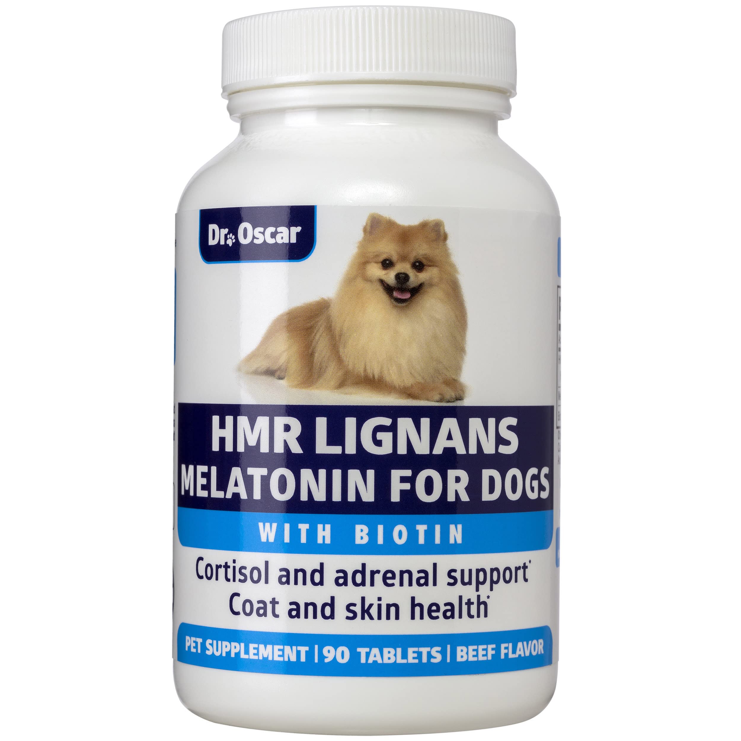 Dr. Oscar HMR lignans et mélatonine pour chien, bouchée masticable conviviale