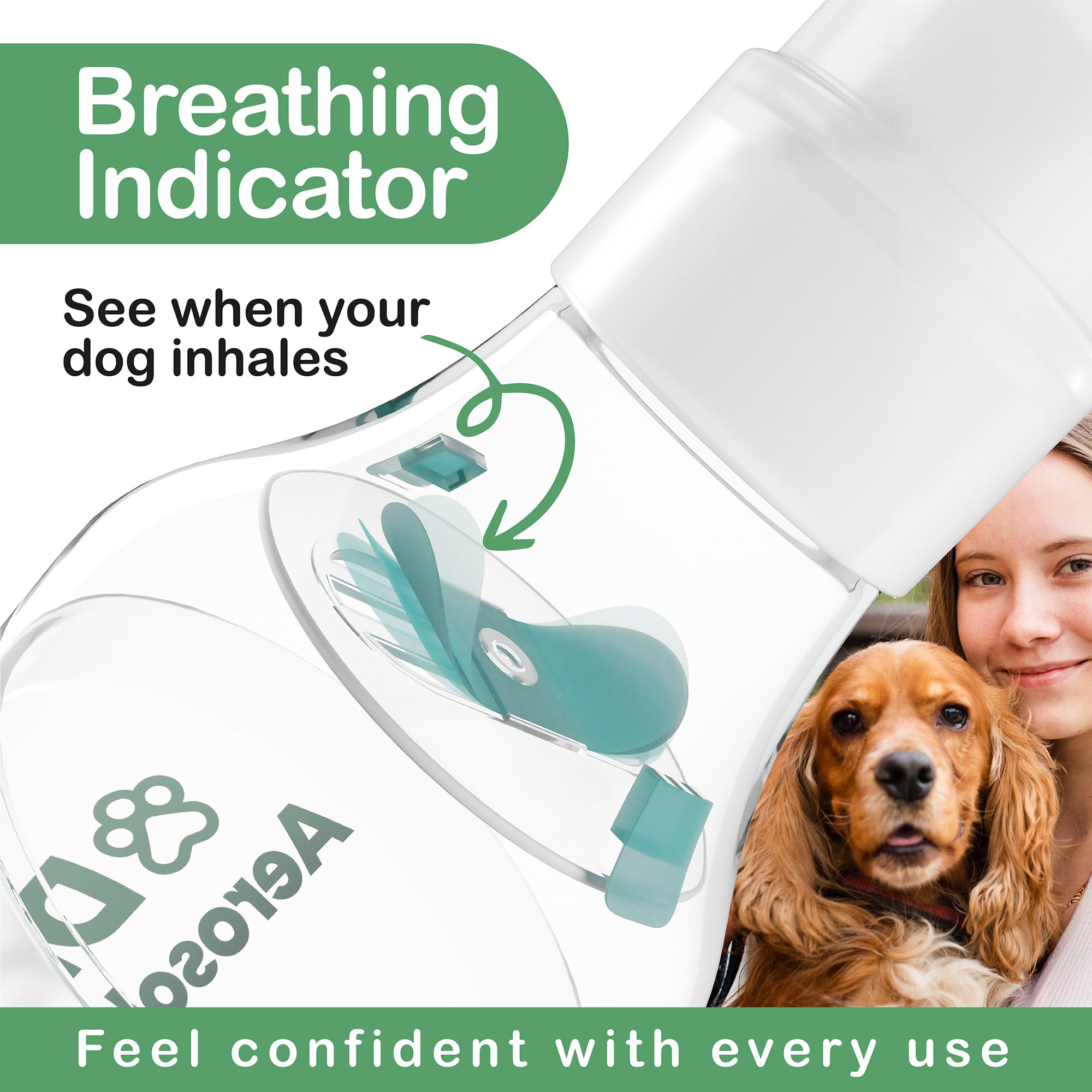 Dr. Pet masque inhalateur chien grande taille convient à chiens imposants.