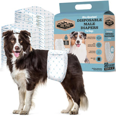 Dr Pol Couches jetables pour chien: indicateur d’humidité facilite le changement et protège les sols.