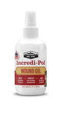 Gel de plaie Dr. Pol en spray, application rapide et pratique sur les zones sensibles.