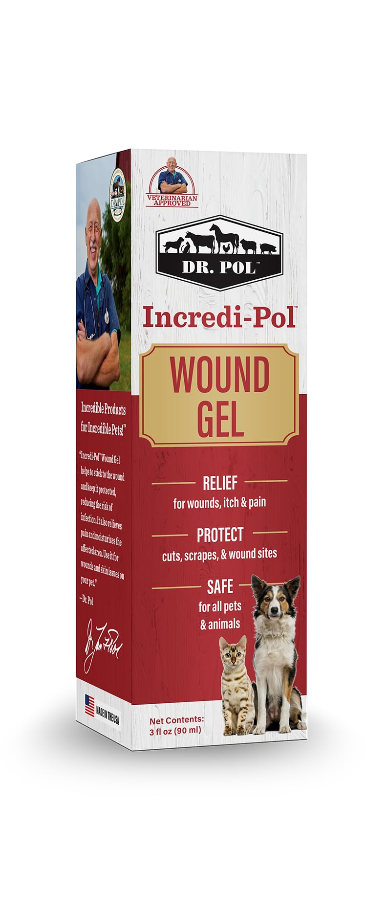 Incredi-Pol offre soin animal pratique et sûr grâce à une formule non toxique.