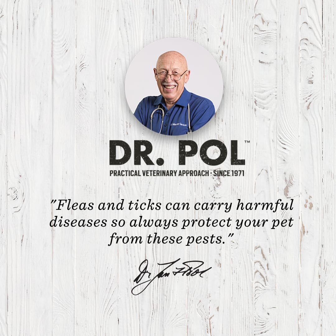 Dr. Pol Incredi-Pol : spray utilisé sur le couchage du chien.